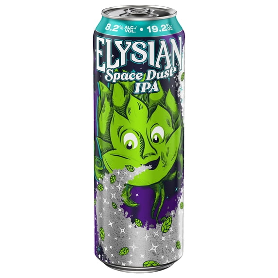 Elysian Space Dust IPA 19.2 oz Single 1 Aluminum Can, 8.2% ABV