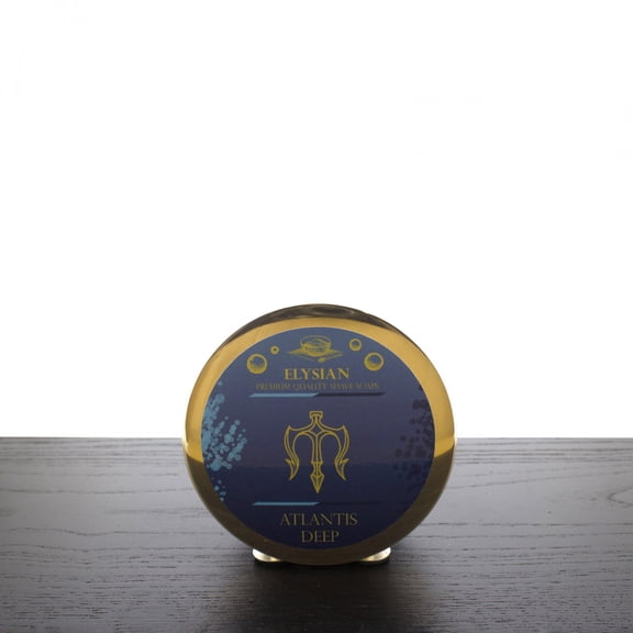 Elysian Tallow and Shea Butter Shaving Soap, Atlantis Deep