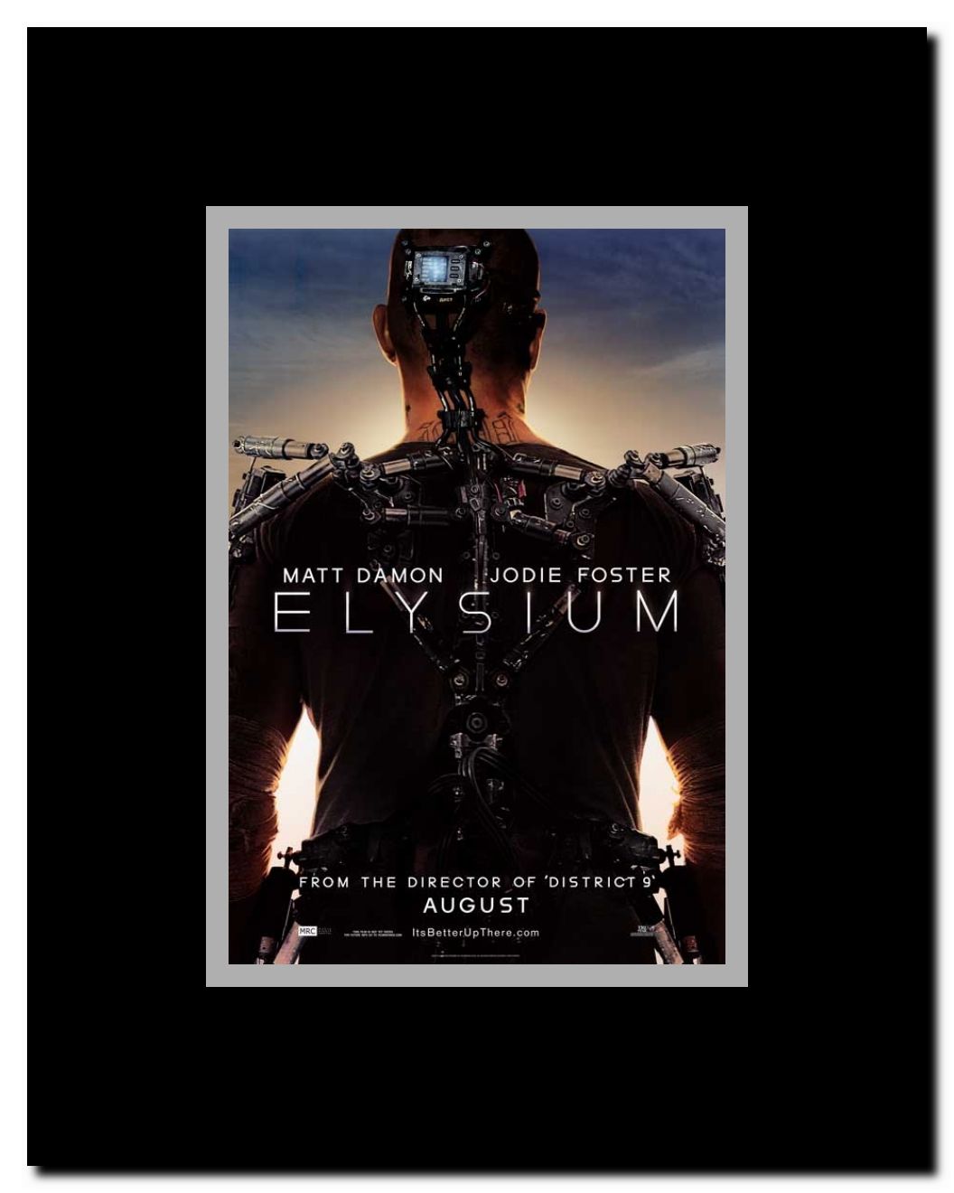 Elysium Framed Movie Poster