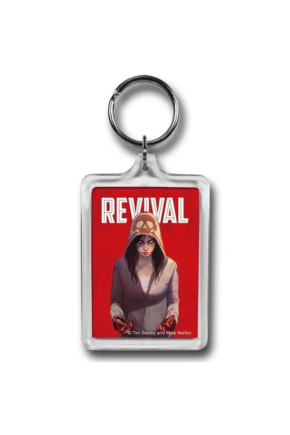 Em Logo Lucite Keychain