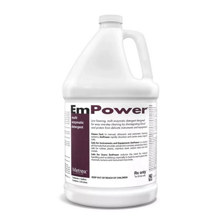 EmPower Multi-Enzymatic Instrument Detergent 10-4100 - 1 gallon Fresh Scent 1 Ct