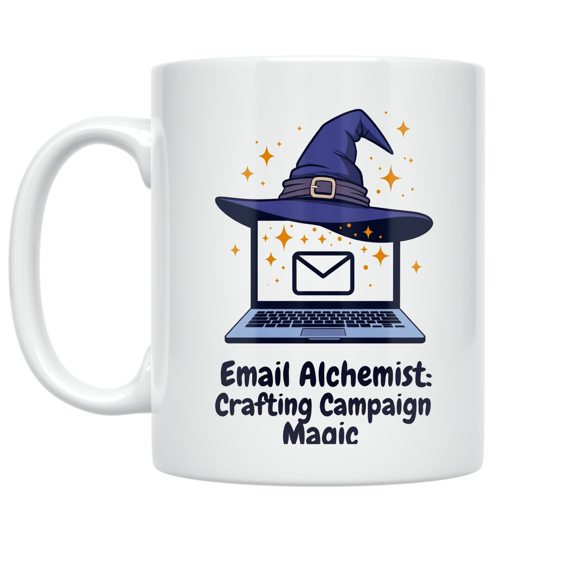 Email Alchemist Campaign Magic - Marketing Enthusiast - 11 oz Ceramic Coffee Mug