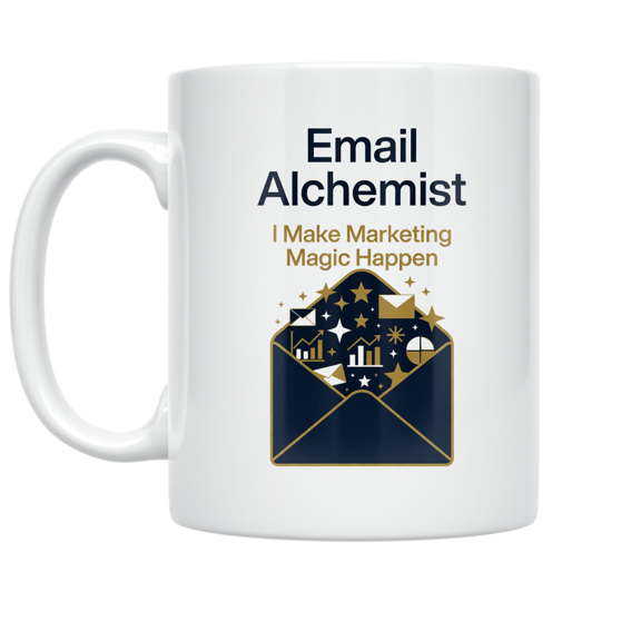 Email Alchemist Marketing Magic Design - Marketing Professional - 11 oz Ceramic Coffee Mug