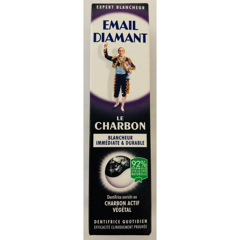 Email Diamant Le Charbon - Dentifrice blanchissant au charbon de bois
