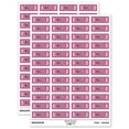 thumbnail image 1 of Emailed Office Filing Sticker Set - Light Pink - Matte Finish - 1.25" Mini, 1 of 7
