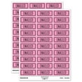 thumbnail image 1 of Emailed Office Filing Sticker Set - Light Pink - Matte Finish - 1.75" Medium, 1 of 7