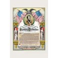 thumbnail image 1 of Emancipation Proclamation - Abraham Lincoln Poster Print by Strobridge (24 x 36), 1 of 1