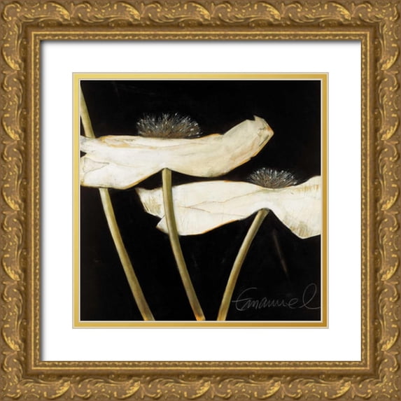 Emanuel, Beate 12x12 Gold Ornate Wood Framed with Double Matting Museum Art Print Titled - Excellent I