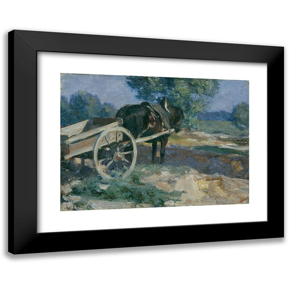 Emanuel Franz Hegenbarth 14x11 Black Modern Framed Museum Art Print Titled - There Karrengaul