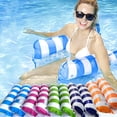thumbnail image 1 of Emapoy Inflatable Pool Floats, Water Hammock Lounge with a Manual Air Pump, 5 Pcs, 1 of 6