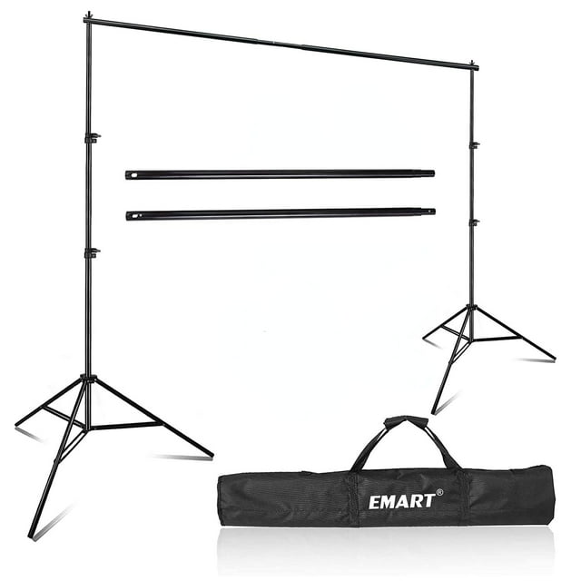 Emart 8 x 8 ft Backdrop Stand, Adjustable Photography Backdrop Stand