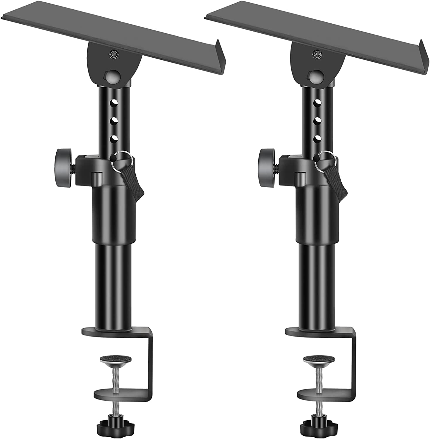 Emart Clampon Desktop Speaker Stand, Audio Studio Monitor Stands Heavy