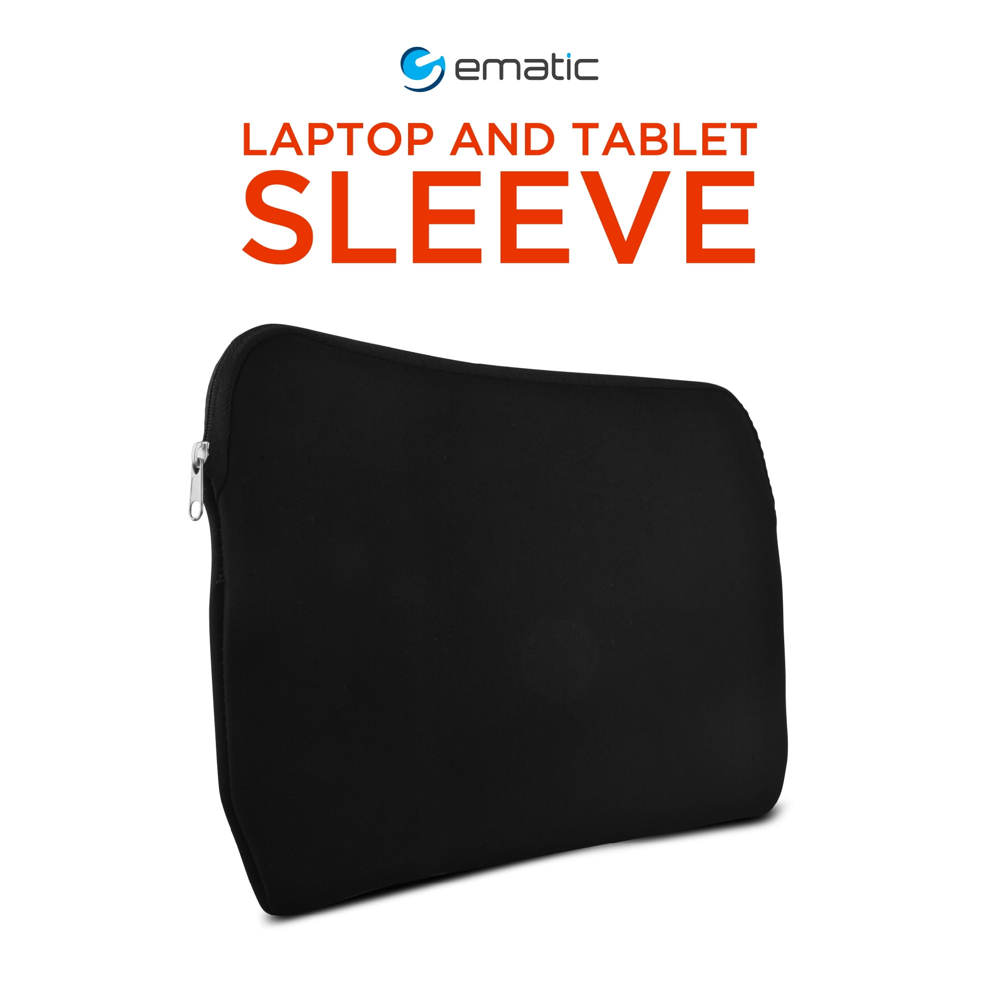 Ematic 15" 15.6" Zippered Laptop Sleeve