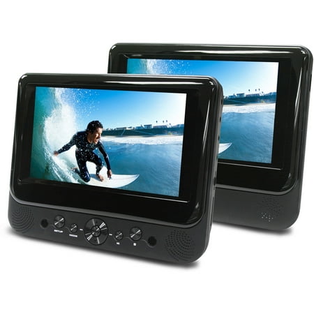 Ematic 7" Dual Screen Portable DVD Player