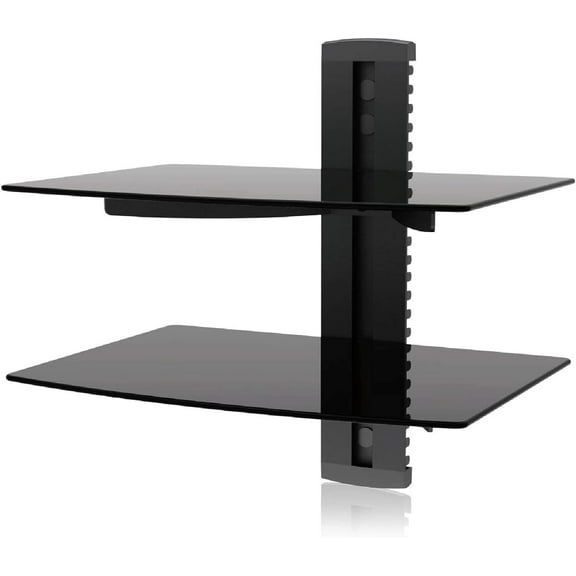 Ematic Adjustable 2 Shelf for DVD Player, Cable Box, with HDMI Cable