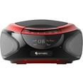 thumbnail image 1 of Ematic Bluetooth CD Boombox, Red, EBB9224, 1 of 10