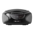 thumbnail image 1 of Ematic CD Boombox with AM/FM Radio, Bluetooth Audio and Speakerphone - Black, 1 of 10