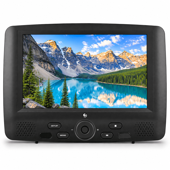 Ematic ED929D 9" Dual Screen Portable DVD Player with Dual DVD Players