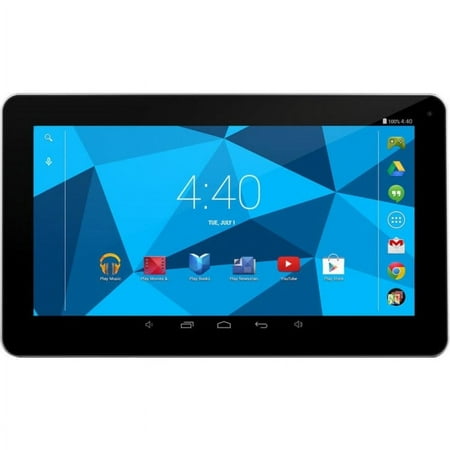 Ematic EGD213 Tablet, 10" WSVGA, 1 GHz, 512 MB RAM, 8 GB Storage, Android 4.4 KitKat, Red