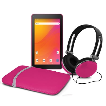 Ematic EGQ378PN 7 Tablet - Android 8.1 Oreo Go Edition - 1.2GHz - 16GB - 1GB RAM (Pink)
