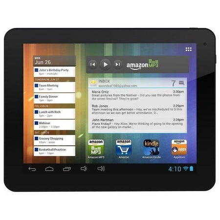 Ematic EGS108 8" Genesis Prime Multi-Touch Tablet, 4GB, Android 4.1, Pink