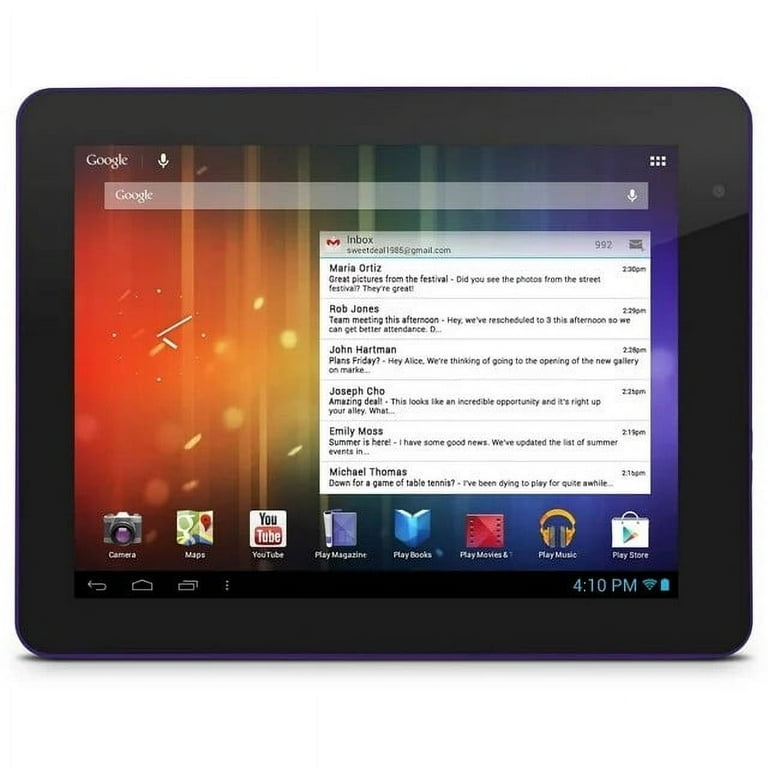 (未使用･未開封品)　Ematic EGS102BL 10.0-Inch 4GB Genesis Prime XL Multi-Touch Tablet (Black) by Ematic 60wa65s 未使用・未開封品) Ematic EGS102BL 10.0-Inch 4GB Genesis