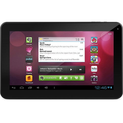 Ematic EXLP3P 10" Pro Serious Multi Touch Tablet with Android 4.0 (Pink
