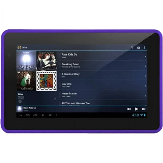 Ematic Genesis Prime Tablet, 7", Single-core (1 Core), 512 MB RAM, 4 GB Storage, Android 4.1 Jelly Bean, Purple