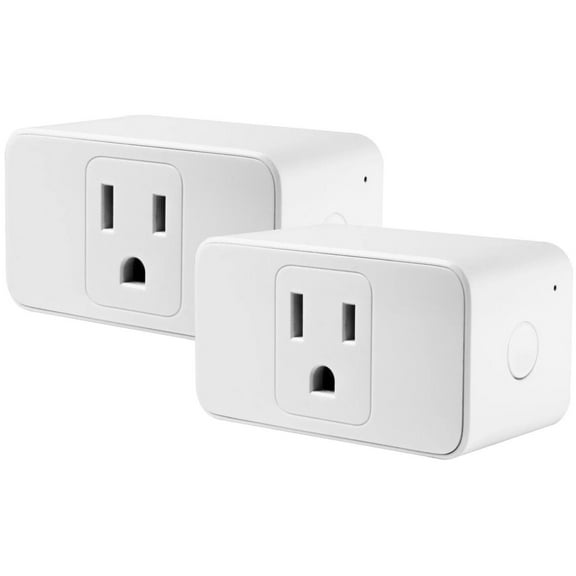 Ematic PL220D Smart Plug, No Hub Required, 2 Pack