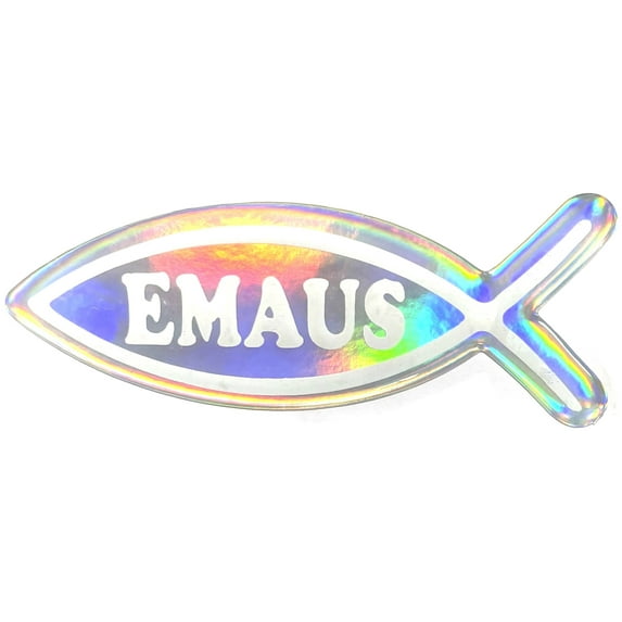 Emaus fish sticker emblem for car
