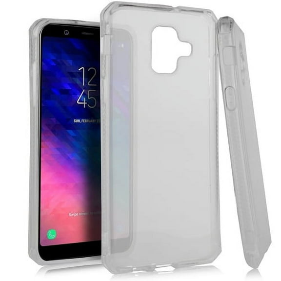 Emax Deluxe TPU Side Spine Clear Case for Samsung Galaxy A6 - Clear