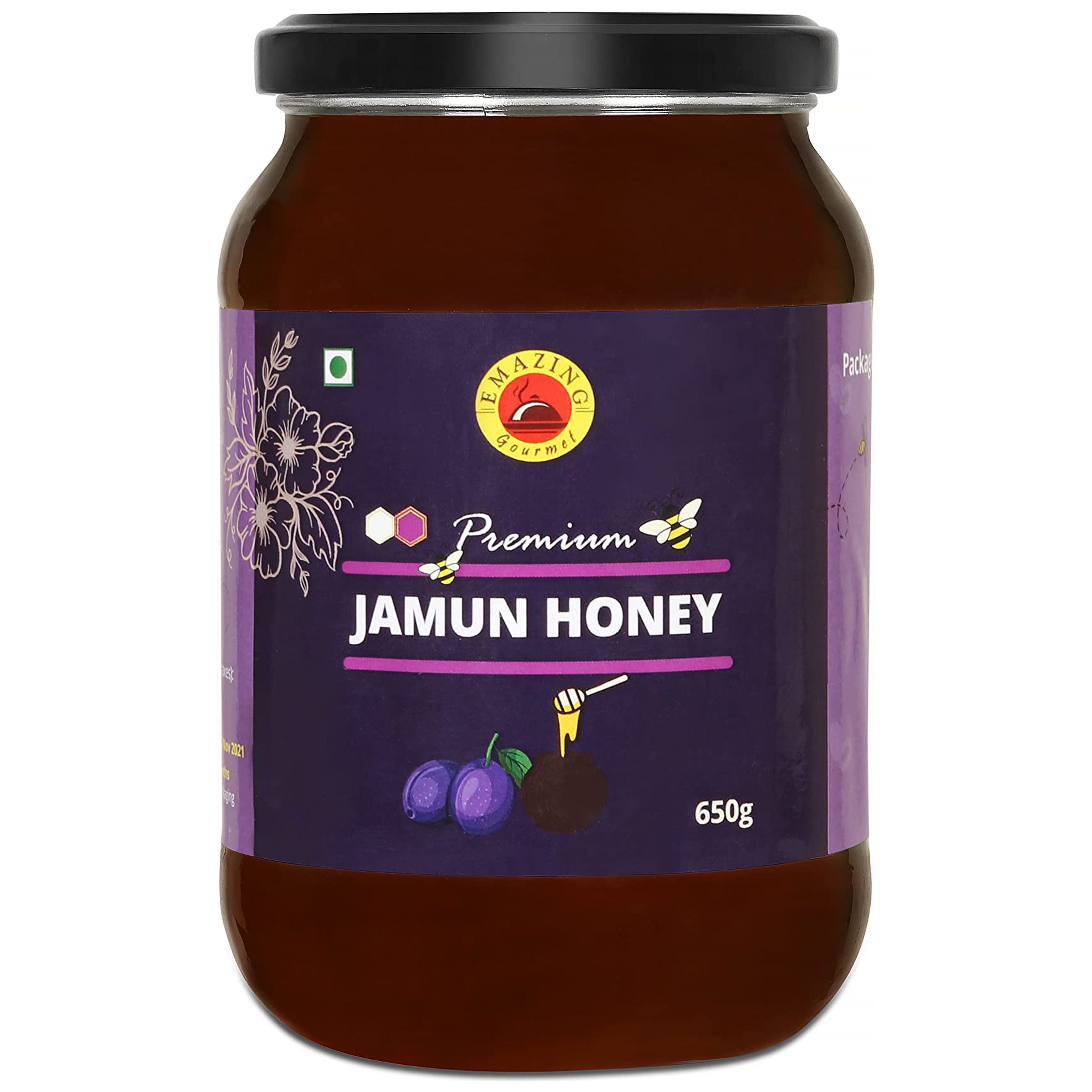 Emazing Gourmet 100 Pure Raw Jamun Honey 650Gm