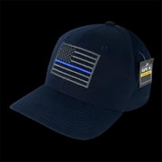 Rapid Dominance T108-TBL-NVY Thin Blue Line Graphic Ripstop Cap, Navy - One Size