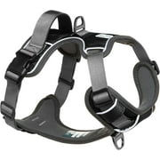 Embark Adventure Dog Harness, No-Pull Reflective Trim Dog Harness for Small, Medium & Large Dogs - Military Grade Nylon, 2 Leash Clips & Gel Lined Handle. Soft & Padded Puppy Dog Vest for Any Breed