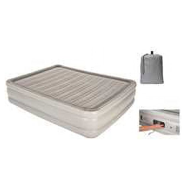 Embark Queen Inflatable Camping Bed, Double High Air Mattress with