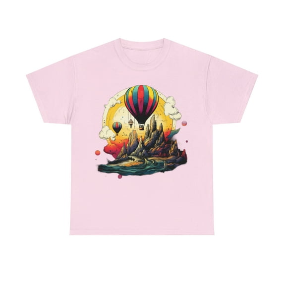 "Embark on a Cool Journey with Our Hot Balloon T-Shirt - Stand Out in Style!"