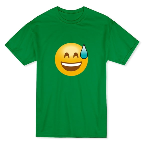 Embarrassed Medium Front Emoji Men's T-shirt
