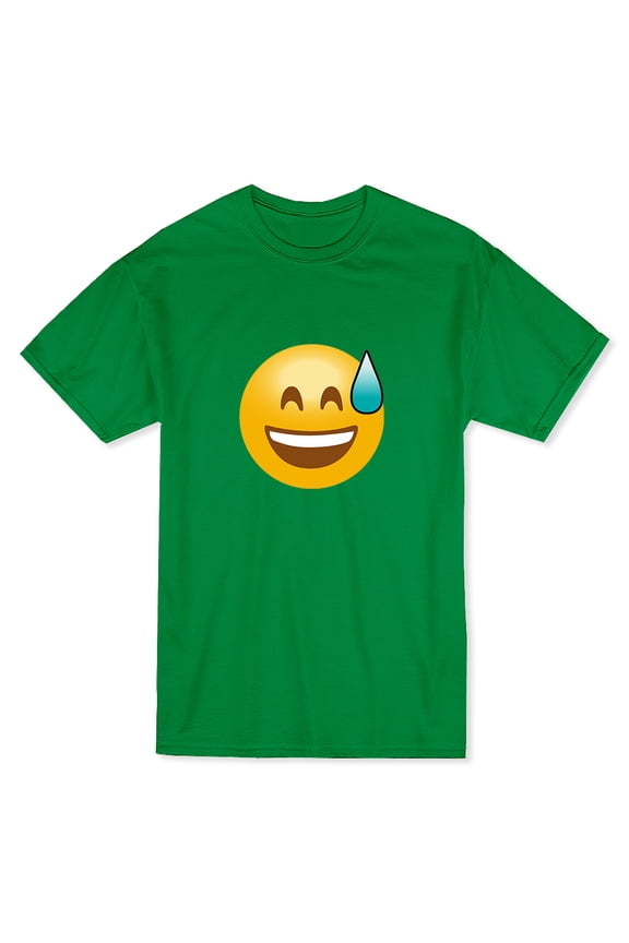 Embarrassed Medium Front Emoji Men's T-shirt