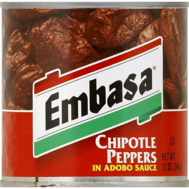 Embasa Chiptole Peppers in Adobo Sauce, 12 oz (Pack of 12)