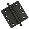thumbnail image 1 of Embassy 4.5” x 4.5” Ball Bearing Door Hinge Heavy Duty Hinges Oil Rubbed Bronze with Ball Tips, 1 of 7