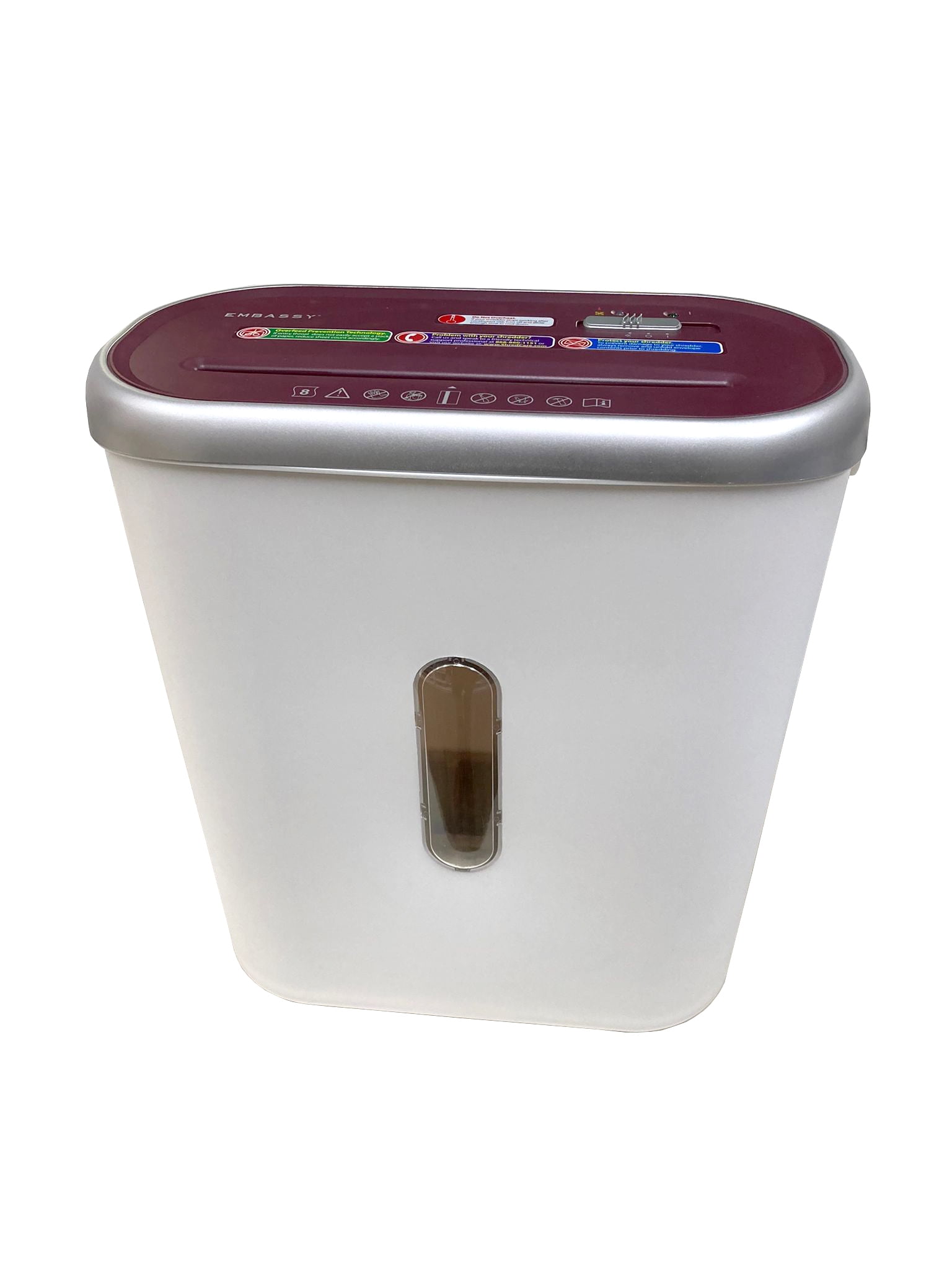 Embassy 8 Sheet Paper Shredder Purple