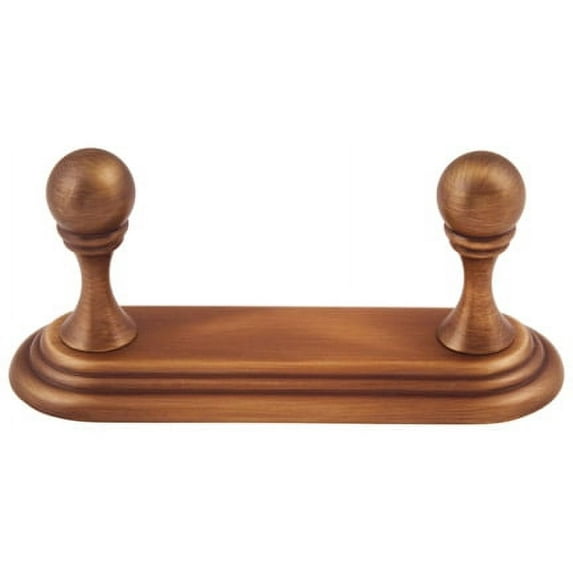 Embassy Wall Mounted Double Robe Hook, Antique English Matte