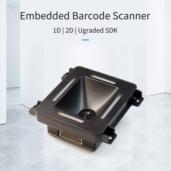 Embedded 1D 2D Barcode Scanner Module, QR Code Reader for Gate Access Control, Self-Service Kiosk, 640x480 CMOS Sensor, Industrial Grade Scanning Device