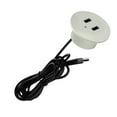 thumbnail image 1 of Embedded Desktop USB Charging Adapter Extension Cord Mobile Table Sofa Fast Charging Cable Connector for Home Office, 1 of 9