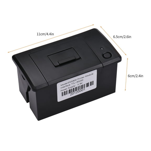 Embedded Thermal Receipt Printer 58MM Mini Printing Module Low Noise with USB/RS232/TTL Serial Port Support ESC/POS Commands for Weighing Apparatus Cash Register Self-Service Terminal