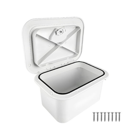 Embedded Tool Box Boats Accessory Marine Deck Storage Box Fishing Tackle Container Lockable Tackle Box