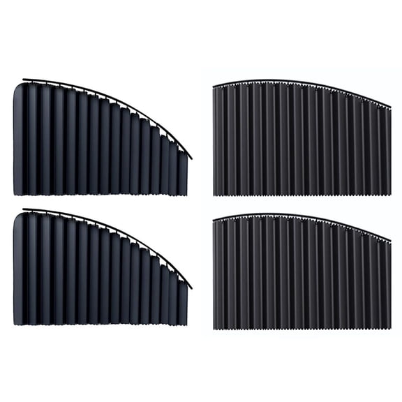 Embedded Track Car Window Privacy Shades, No-Drill Blackout Side Window Curtains for SUV Van Truck, UV Sun Block, Father's Day Gift