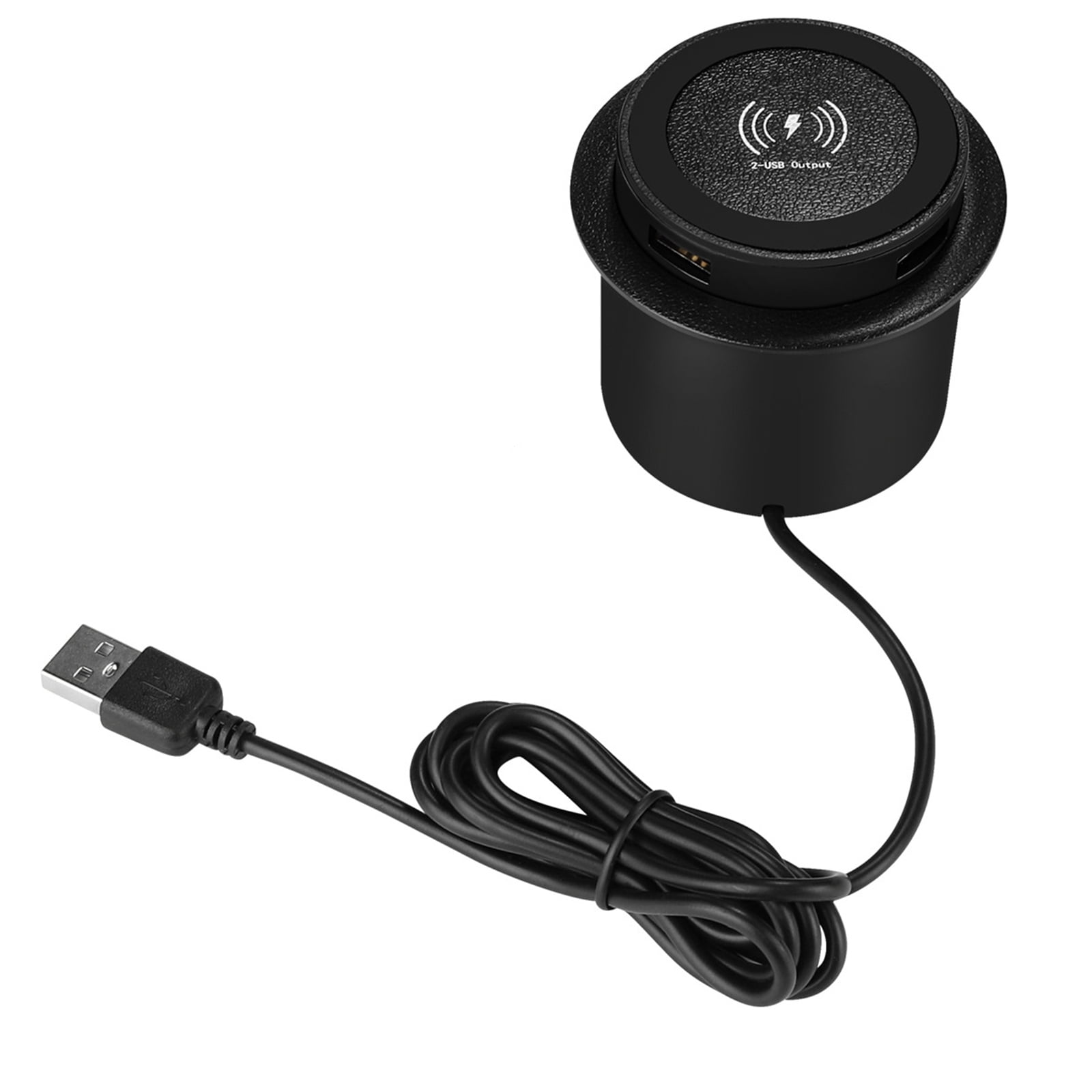 Embedded Wireless Charger for Office Furniture Space-saving, USB