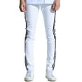 thumbnail image 1 of Embellish Bolt Standard Denim Jeans White Black, 1 of 1