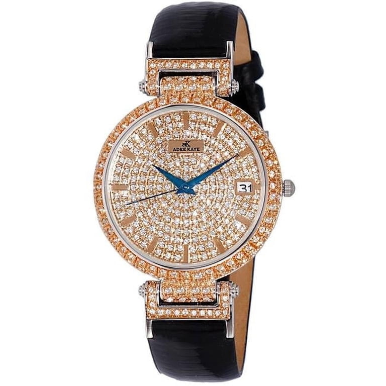 Embellish Collection Crystal Accents Pave Dial Quartz Womens  display picture 1